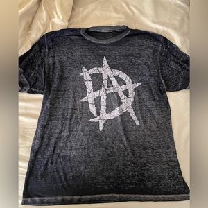 Wwe acid wash shirt